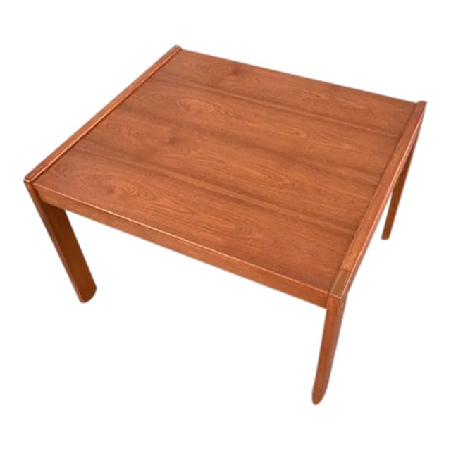 Mid 20th Century Danish Modern Teak Side Table by Bent Silberg Mobler From Denmark For Sale