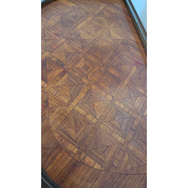 Late 20th Century Italian Louis XV–Style Parquetry Three-Drawer Nightstands by Fratelli Romanò — A Pair For Sale - Image 18 of 18