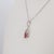 Aaa Padparadscha Sapphire Pendant With Natural Diamond Accents: Solid 14k Gold For Sale In Columbus - Image 6 of 7
