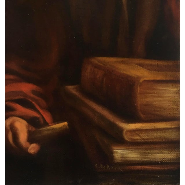 After Caravaggio, Youth and Wisdom, 2007, Oil on Canvas, Framed For Sale - Image 7 of 10