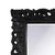 Kenneth Ludwig Chicago Barcelona Mirror - Glossy Black For Sale - Image 4 of 9