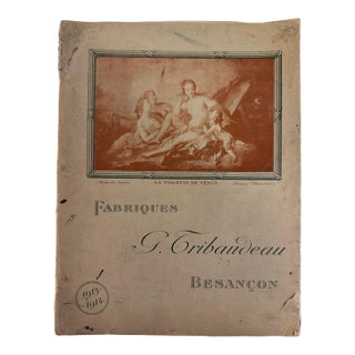 Antique French Decorative Ornament, Arts, Jewelry, Clocks & Metalwork Catalog, Fabriques G. Tribaudeau, Besançon, 1913–1914 For Sale
