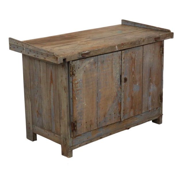 Blue Workbench Sideboard, 1930s For Sale - Image 15 of 18