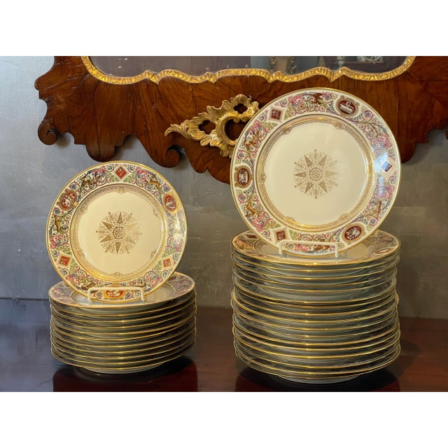 Ceramic Mid 19th Century Sevres Louis Philippe Hunting Plates - Set of 12 For Sale - Image 7 of 13