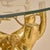 Metal Belgian Brass Bonsai Round Glass Top Coffee Table by Willy Daro No. 01, 1970s For Sale - Image 7 of 12