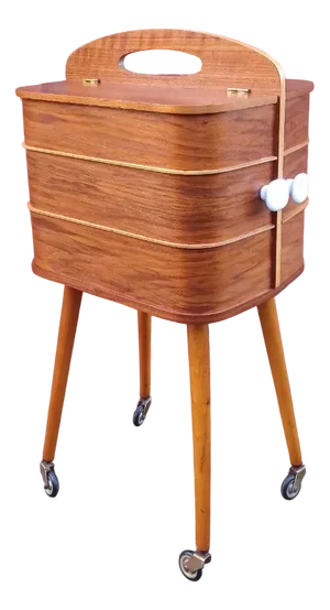 Danish Sewing Box in Teak, 1960s