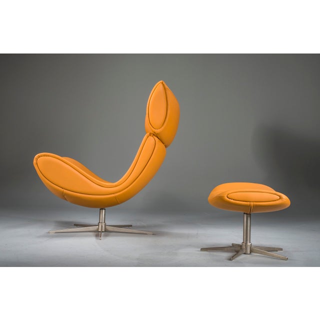 Set of Imola Lounge Chair and Ottoman attributed to Henrik Pedersen for BoConcept, 2000s For Sale - Image 17 of 18