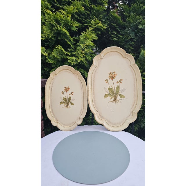 Florentine Wooden Tray, 1960s, Set of 2 For Sale - Image 10 of 10