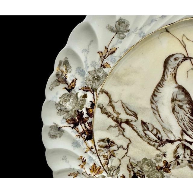 Antique Haviland & Co. Limoges Game Bird Plates - Set of 4 For Sale - Image 12 of 13