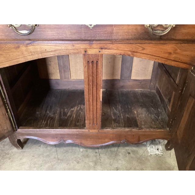 19th C. French Provincial Cherry Buffet/Cupboard For Sale - Image 10 of 13