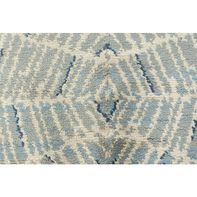 Vintage European Art Deco Rug Size: 4'6" × 6'9" (137 × 205 cm) This captivating vintage Art Deco rug, woven in Europe...