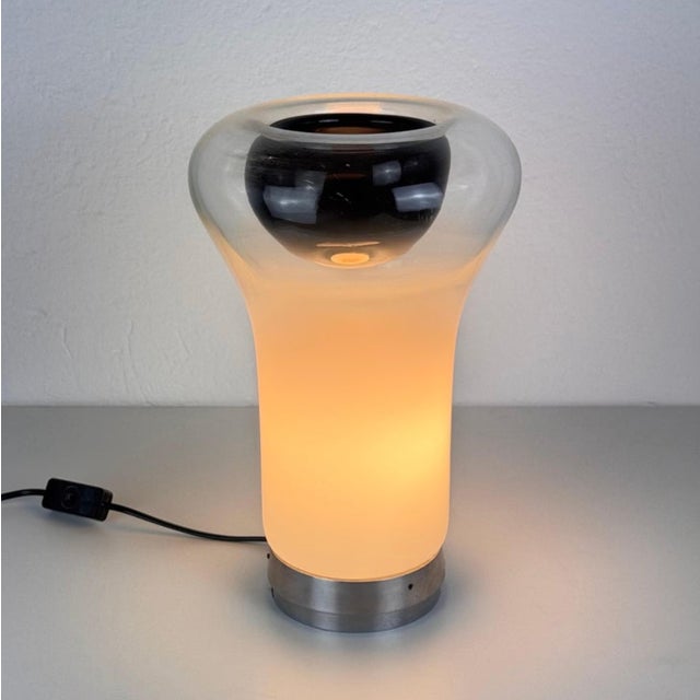 Early Edition Saffo Table Lamp by Angelo Mangiarotti for Artemide, Italy, 1967 For Sale - Image 3 of 11