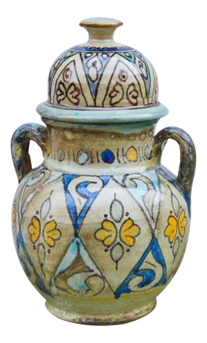 Antique Moroccan Ceramic Vase