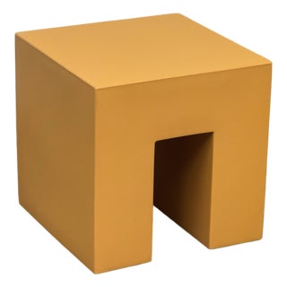 Lella & Massimo Vignelli for Heller Vignelli Cube Stool, Outdoor For Sale
