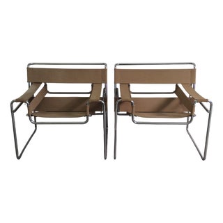 Wassily Armchairs by Marcel Breuer for Gavina, 1960s, Set of 2 For Sale