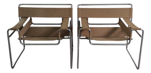 Wassily Armchairs by Marcel Breuer for Gavina, Set of 2
