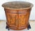 Henredon Style Mahogany & Marble Drum Center Side Bedside Table For Sale - Image 13 of 13