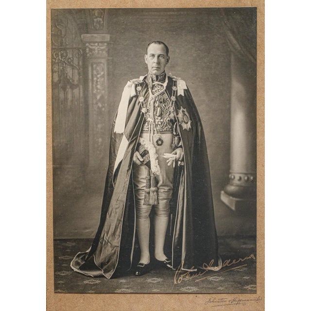 Interesting Formal Signed Presentation Photograph Governor of Bengal India British History Antique Framed For Sale - Image 4 of 9