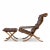 Westnofa Furniture Ingmar Relling for Westnofa Mid Century Leather Lounge Chair and Ottoman For Sale - Image 4 of 9