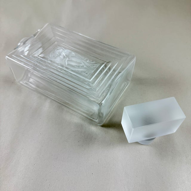 Lalique Crystal ‘Duncan No. 3’ Crystal Perfume Bottle For Sale - Image 9 of 12