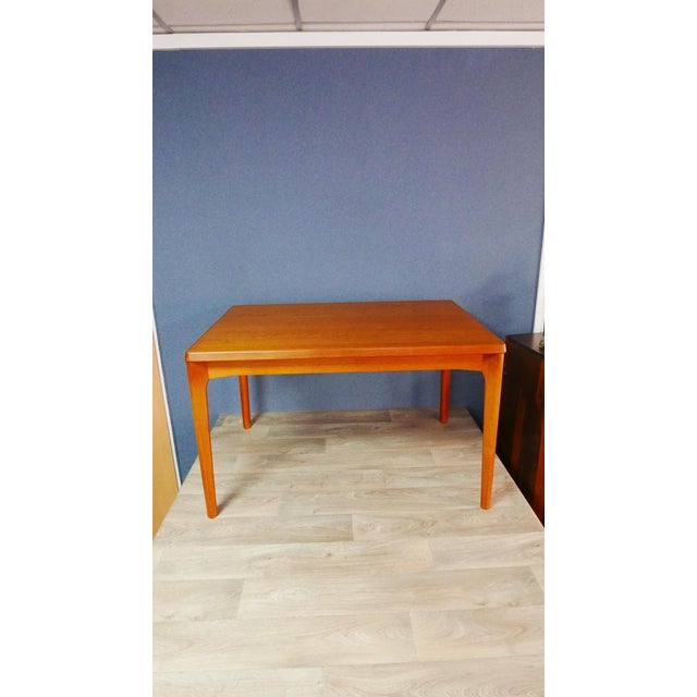 Adjustable Teak Dining Table by Henning Kjaernulf for Velje Möbelfabrik For Sale - Image 13 of 16