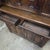 19th Century English Oak Carved Panel Jacobean 3 Door & 2 Drawer Court Cupboard With Bulbous Supports For Sale - Image 12 of 18