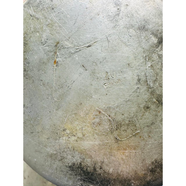 French Antique French Metal Lidded Pot For Sale - Image 3 of 9