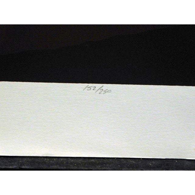 1980s Jim Boutwell "Sandscape II" Art Serigraph Hand Signed Artwork Mountain For Sale - Image 4 of 5