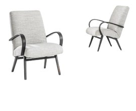 Example of Jindrich Halabala Club Chairs