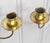Gold Mid-Century Golden Foliage Wall Hanging Candle Sconces - a Pair For Sale - Image 8 of 8