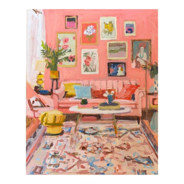 “Aztec Hippie “ an Original 16”x20” Painting on Canvas by Michelle Heimann . For Sale