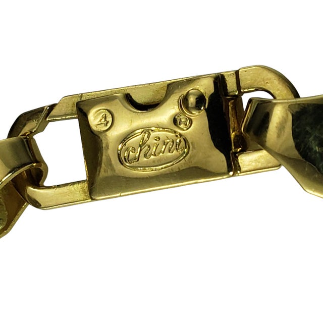 Late 20th Century Late 20th Century 18 Karat Yellow Gold Curb Link Bracelet For Sale - Image 5 of 7