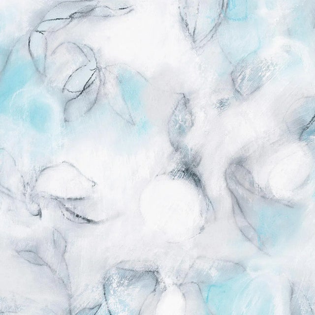 Float No. 8 is a vertical organic abstraction drawing on paper with soft tonal movement and a layered, textured surface....