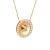 Van Cleef & Arpels Mid 20th Century Van Cleef & Arpels Button Necklace Boutonniere Diamond Estate 18k Yellow Gold For Sale - Image 4 of 4