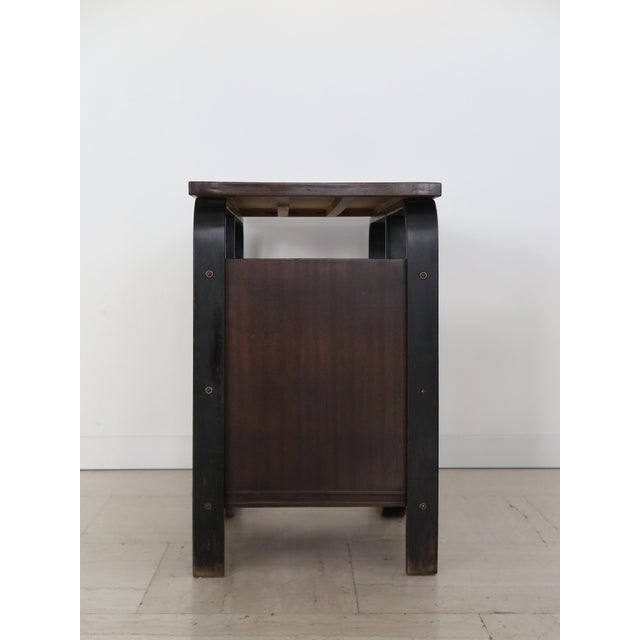 Small Writing Desk by Giuseppe Pagano for Gino Maggioni, Italy, 1940s For Sale - Image 4 of 13