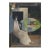 Minaux Original Lithograph 1978 Woman Sitting in a Chair Signed & Numbered For Sale