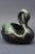 20th Century Ceramic Swan with a Metallic Luster by Gerard Danton of Aubusson, France For Sale - Image 8 of 18