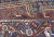 Tri-Medallion Antique Afshar Rug in Colorful Tones Brown and Gray Blue 5'0 X 6'1 For Sale - Image 11 of 12