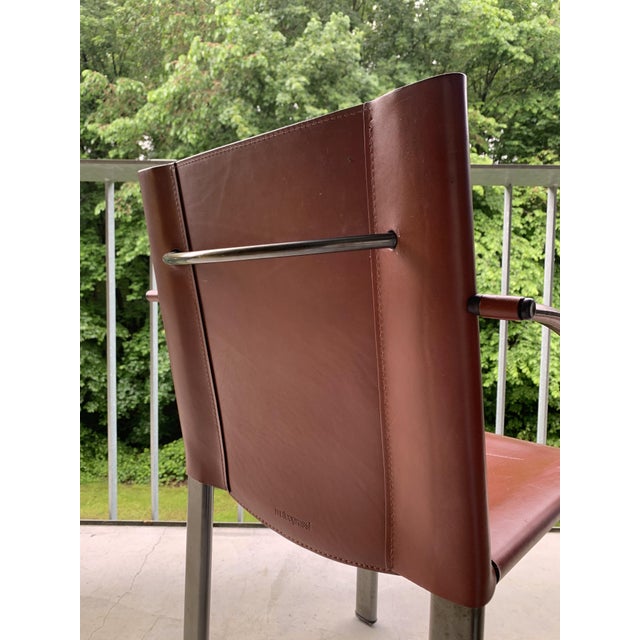 Animal Skin Mid-Century Leather Chairs by Carlo Bartoli for Matteo Grassi, 1990s, Set of 2 For Sale - Image 7 of 18