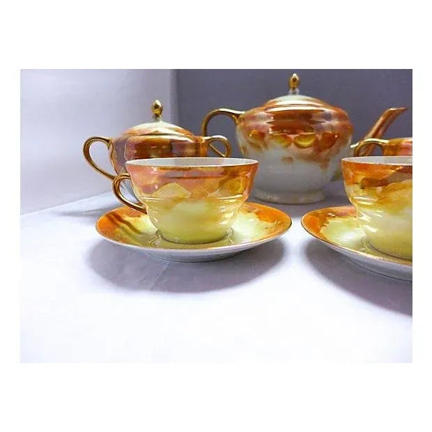 1950s Lusterware Tea for Two Set For Sale - Image 5 of 8