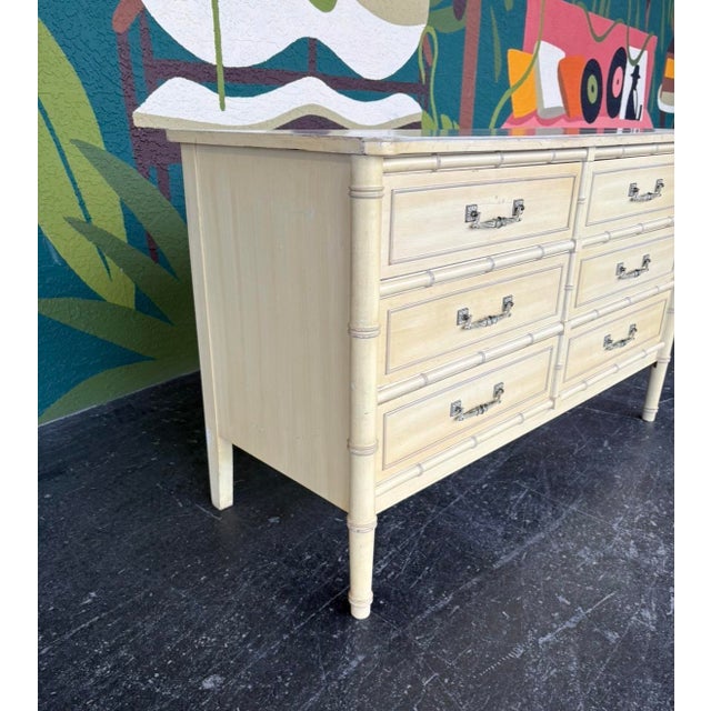 Mid Century Henry Link Bali Hai Dresser Set For Sale - Image 11 of 15
