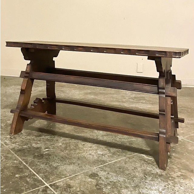 Antique Rustic Spanish Coffee Table For Sale - Image 4 of 13