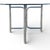 Vintage Chromcraft Chrome and Woven Five-Piece Dining Set, Mid-Century Modern, Mid-Century, Coastal, Glass For Sale - Image 12 of 18