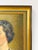 Vintage M Meier Original Oil Portrait Woman Canvas Signed Ornate Frame For Sale In Tampa - Image 6 of 8