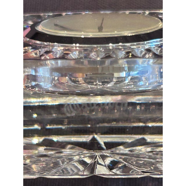 Waterford Crystal Sunburst Clock For Sale - Image 10 of 12