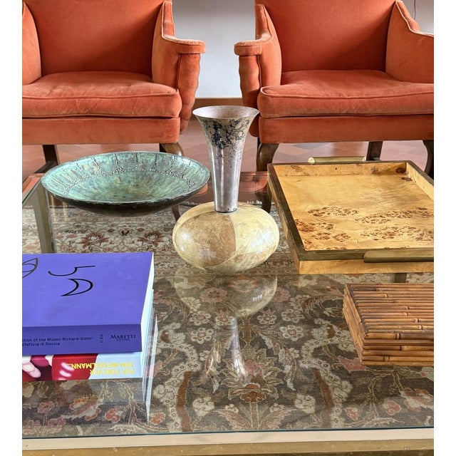 Mid-Century Cream Parchment Vase from Aldo Tura, Italy, 1950s For Sale - Image 11 of 13