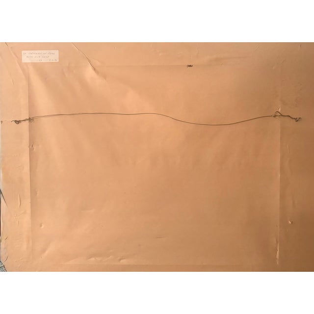 Late 20th Century California High Desert Landscape Oil on Canvas, Signed by Artist For Sale - Image 4 of 9