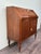 A refined flap-top secretaire (or writing desk), inspired by the Louis XVI style but arguably part of mid-20th-century...
