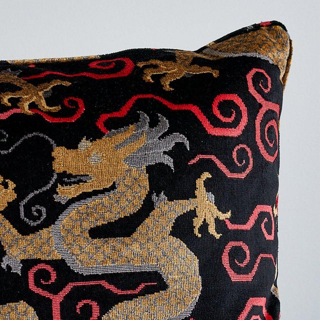 This pillow features Bixi Velvet with a Self-Welt finish. Inspired by chinoiserie motifs, this fabulous, fantastical...
