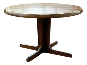 Danish Walnut Dining Table from Gudme, 1960s